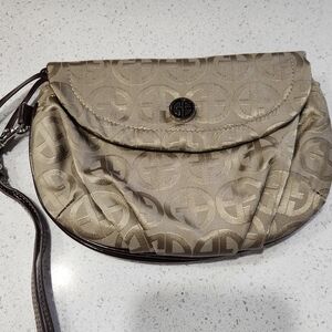 NWOT Gianni Bernini bag mini wristlet multi pockets